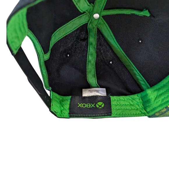 Black Xbox Baseball Cap Hat Adjustable Snapback Gaming Accessories - Picture 7 of 8